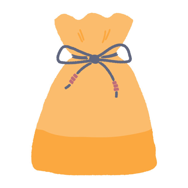 韩国传统节日礼物插画。图片下载