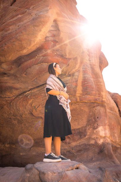 佩特拉古城遗址图片下载