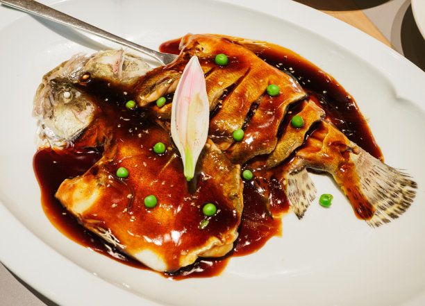 中国菜:西湖醋汁鱼图片下载