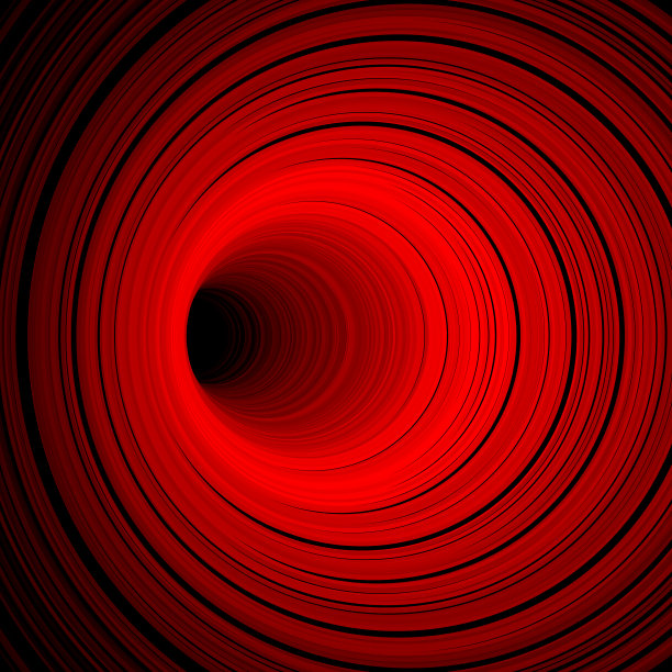 洞穴，黑暗的隧道。旋转。3D矢量图片下载