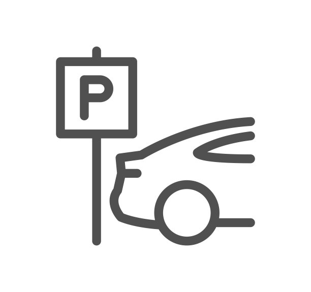 停车相关图标。图片下载