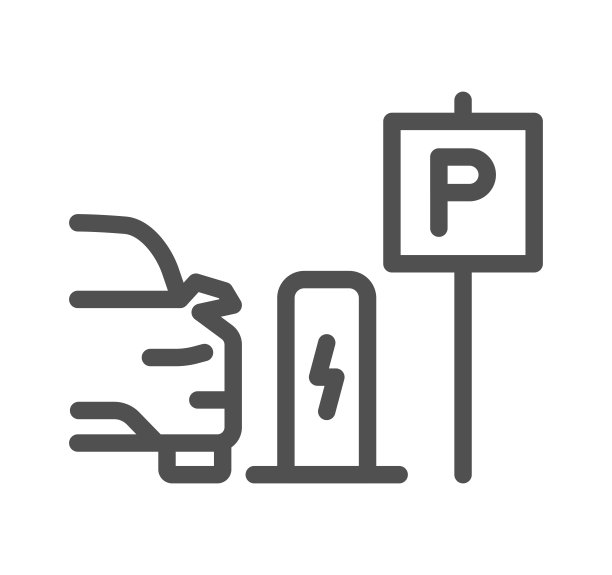停车相关图标。图片下载