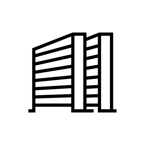 建筑物线图标。摩天大楼，公寓，国家大厦。图片下载