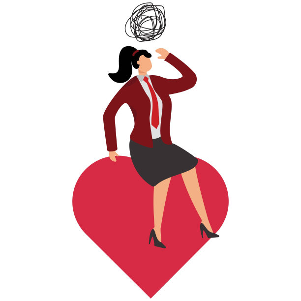 孤独，孤独，沉思，抑郁，悲伤，女商人图片下载