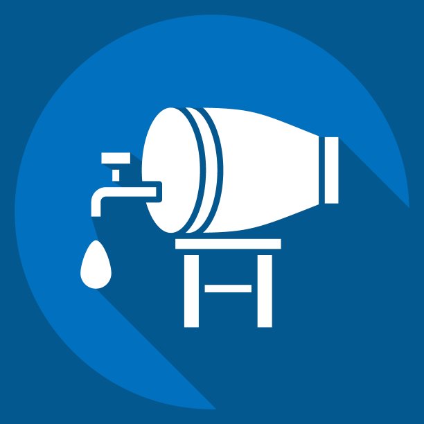 图标酿酒。与西班牙符号有关。长影式。简单的设计可编辑。简单的说明图片下载