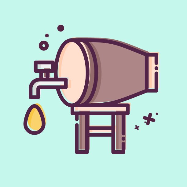 图标酿酒。与西班牙符号有关。MBE风格。简单的设计可编辑。简单的说明图片下载