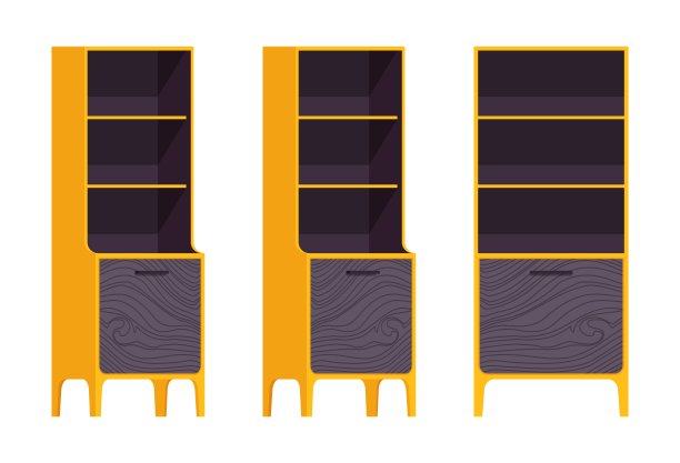 橱柜重音套，厨房储物开架展示柜组织者图片下载