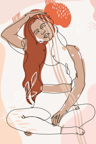 波西米亚风格的瑜伽图片下载