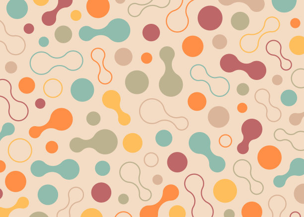 现代圆形抽象背景图片下载