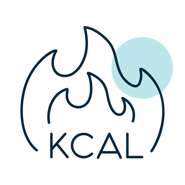 Kcal火矢量图标。燃烧卡路里，燃烧脂肪图片下载