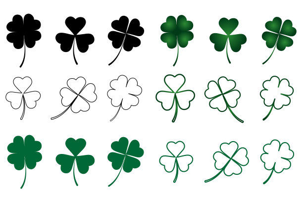 用三叶草的叶子。图片下载