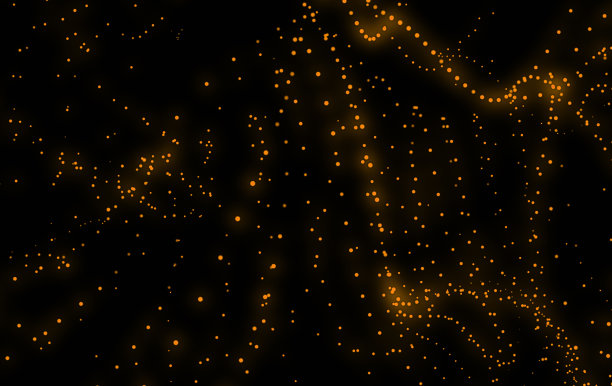 金色圆点波浪形光框。文本、产品的复制空间。博客标题图片。覆盖图片下载