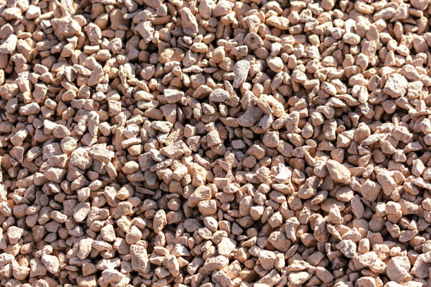 建筑工地的碎石堆，照片特写图片下载