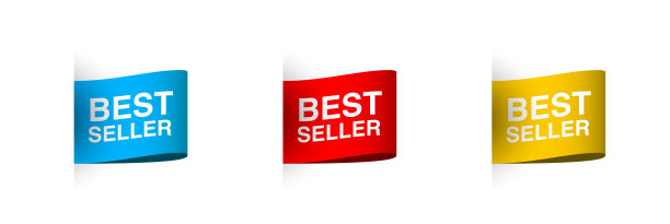 最畅销的徽章，横幅集。矢量EPS 10图片下载