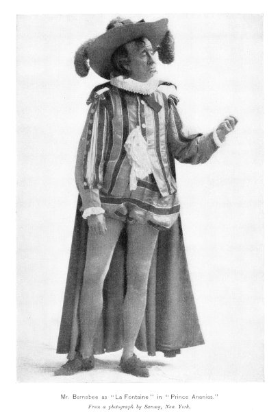 亨利·克莱·巴纳比肖像照，喜剧歌剧歌手和演员，扮演王子，波士顿人，马萨诸塞州，美国图片下载