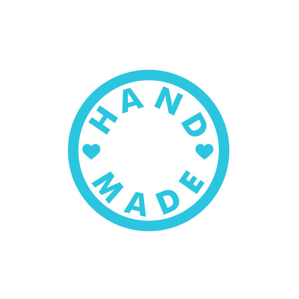 手工制作的图标符号。从蓝色图标集。图片下载