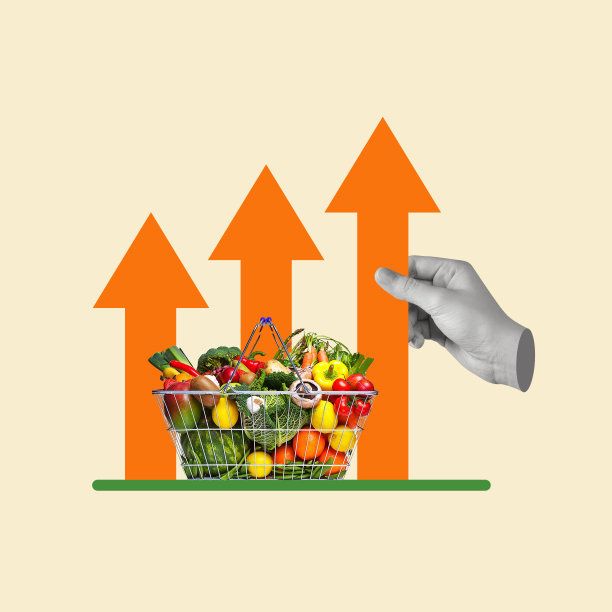 食品价格上涨的概念。图片下载
