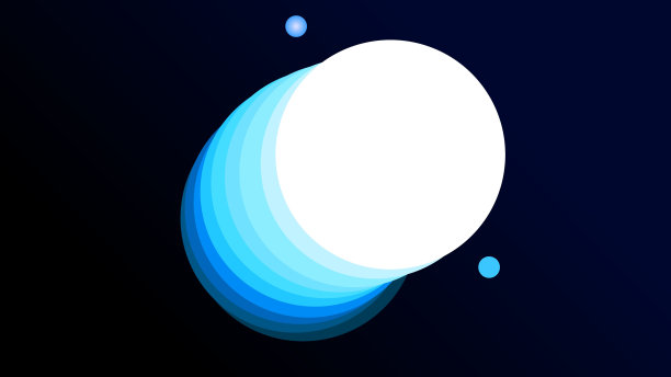 海蓝绿色覆盖发光的圆形框架与白色复制空间框架演示背景图片下载