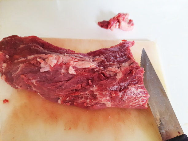 生牛肉。图片下载