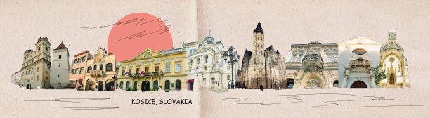 斯洛伐克科希策老城的历史大教堂图片下载