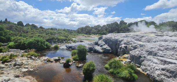 美丽的山脉和海洋照片新西兰图片下载