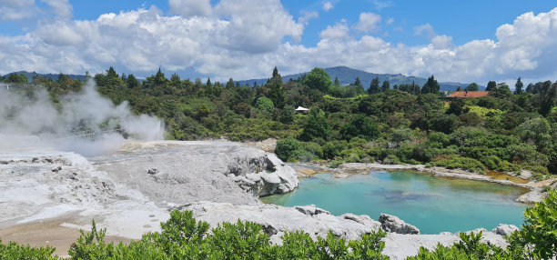美丽的山脉和海洋照片新西兰图片下载