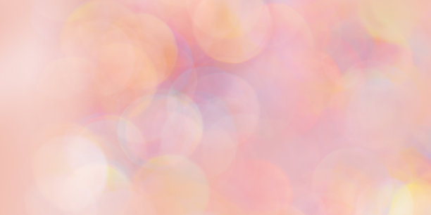 粉红色的桃子散景灯作为柔和的背景，抽象的散景背景，自然耀斑的灯光，模糊的圆形纹理作为节日背景，庆祝照片与光学效果图片下载