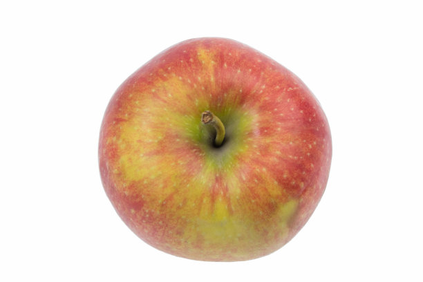 新鲜的红苹果孤立在白色上。带剪辑路径。图片下载