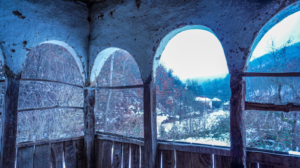 村舍建筑。图片下载