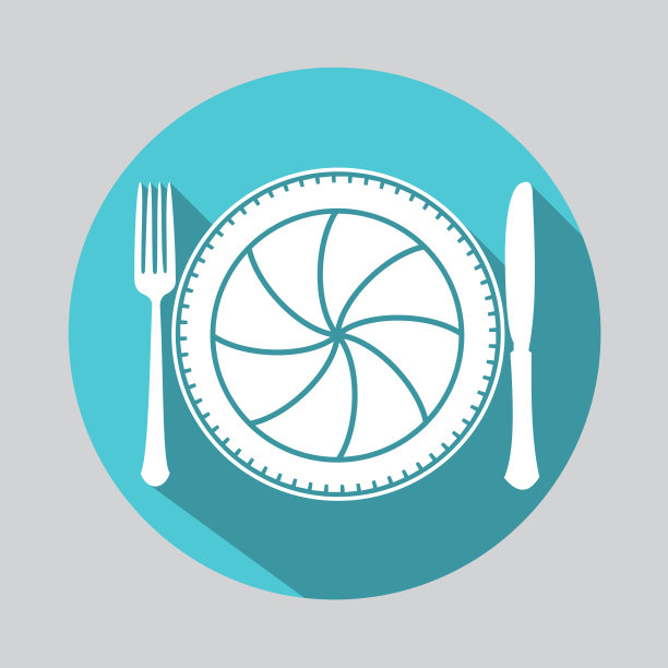 相机镜头用刀叉图片下载