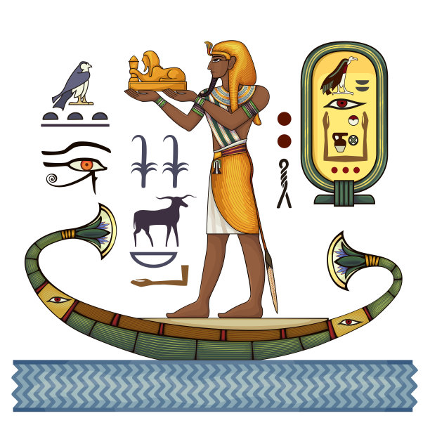 埃及古代符号.文化.设计元素.图片下载