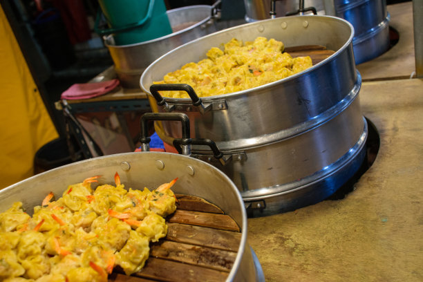 泰国传统食品市场和集市上的点心图片下载