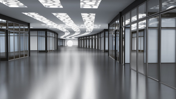 商场大厅、店铺外立面采用玻璃店面图片下载