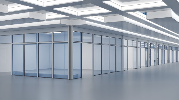 购物中心大厅和商店立面与玻璃店面图片下载