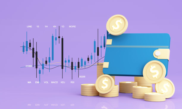 手机与移动银行应用程序。钱包与信用卡和硬币。省钱的概念。在线支付。通过智能手机转账。采用数字钱包区块链技术。三维渲染图片下载