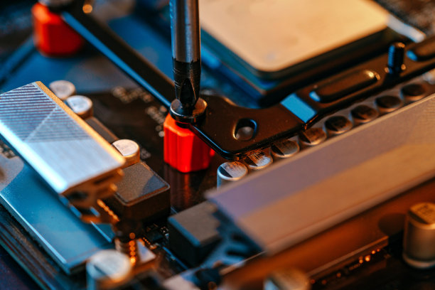 电脑零件电路板特写照片图片下载