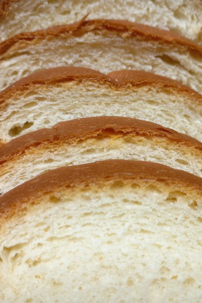 面包或面包片新鲜美味，质地美观，颜色洁白，即食图片下载