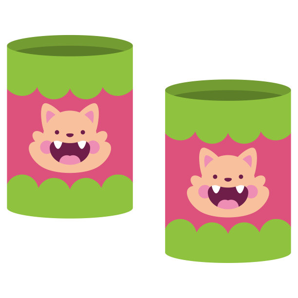 爬行的膝盖垫矢量卡通插图孤立在一个白色的背景。图片下载