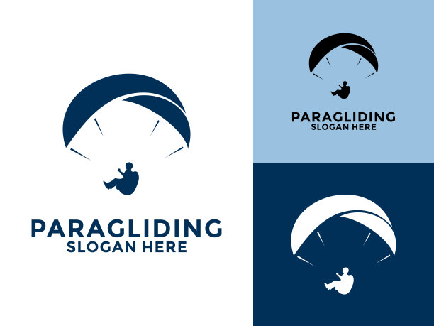 滑翔伞飞行运动矢量;图片下载