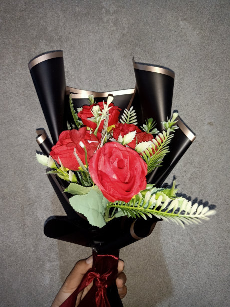 作为毕业和结婚礼物的花束图片下载