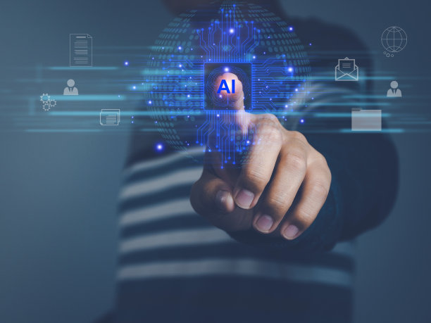 未来的连接将随着技术学习而出现。图片下载