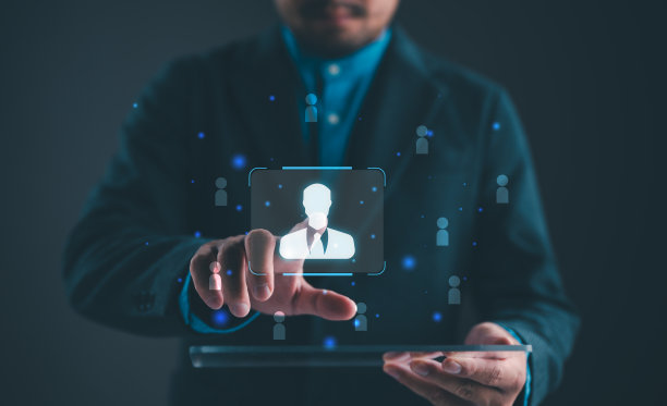 人力资源管理或人力资源管理，管理者选择人事图标，这是其中的员工图标为人力发展招聘领导，客户目标群体的概念。招聘，雇佣，领导。图片下载