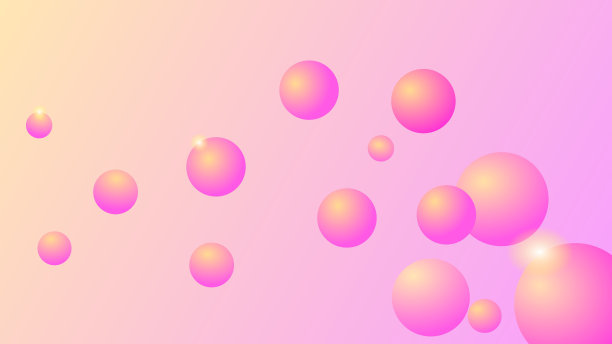 流动的气泡流可爱的柔和的球体复制空间背景图片下载