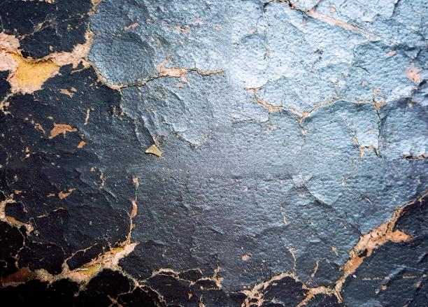 用蓝色和黄色颜料拍摄的特写照片。图片下载