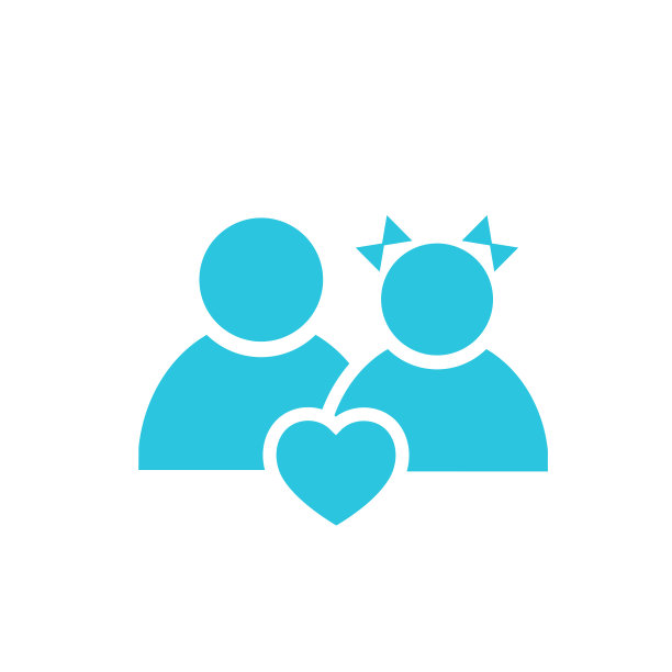 一对图标，隔离在白色背景上，从蓝色图标集图片下载