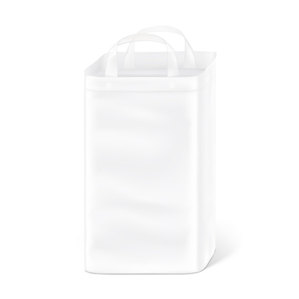 带手柄模型的站立包。图片下载