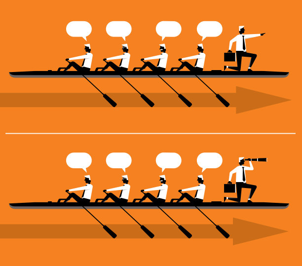 领导力和团队合作-商人- 5人图片下载