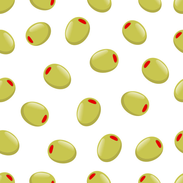 矢量橄榄无缝图案图片下载