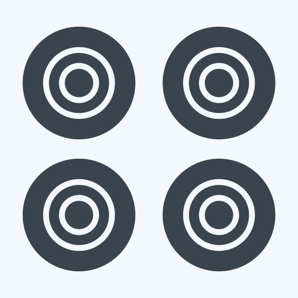 图标的轮子。与滑冰有关的符号。字形风格。简单的设计说明图片下载