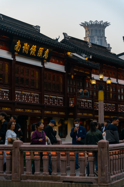 上海豫园夜景图片下载